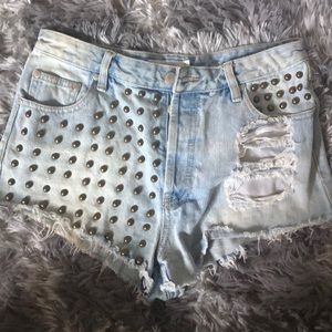 High waist shorts